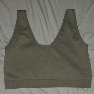 Green Colsie 3X Reversivle Bra Top (target)